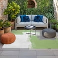 thumbnail image 2 of Sage Green Gray Outdoor Rug for Patio/Deck/Porch, Non-Slip Large Area Rug 5 x 7 Ft, Modern Oil Painting Abstract Geometric Indoor Outdoor Rugs Washable Area Rugs, Reversible Camping Rug Carpet Runner, 2 of 8