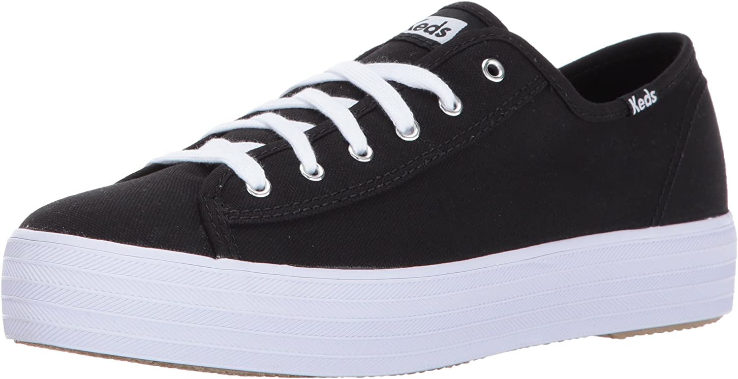 black and white keds