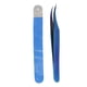 thumbnail image 1 of Pinzas para extensiones de pestañas, de acero inoxidable, ergonómicas, para uñas, para dar volumen, extensiones individuales de pestañas postizas, pinzas tipo delfín., 1 of 14