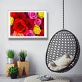thumbnail image 2 of IDEA4WALL Framed Canvas Wall Art Rose Flowers Floral Picture Prints for Modern Home Decoration, 2 of 4