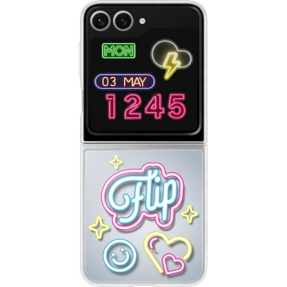 Samsung Galaxy Z Flip 6 Neon Flipsuit Case Grey - EF-ZF741CTEGWW