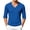 Blue, variant on Bovxnpu Mens Long Sleeve Shirts Casual T Shirts Pullover V Neck Mesh Pullover Base Layer Tops