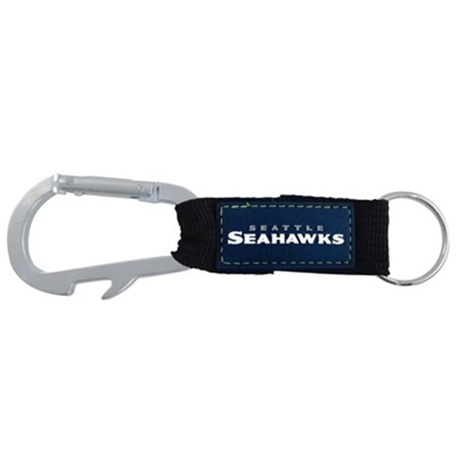 NFL Seattle Seahawks Carabineer Keychain, Navy, One Size by Pro Sp