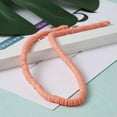 thumbnail image 4 of U8MO 17.7" Handmade Polymer Clay Beads Disc Heishi Beads Loose Spacer Crafting 6x1mm-Tomato, 4 of 9