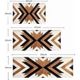 thumbnail image 2 of Black Brown Beige Farmhouse Kitchen Rugs Sets 3 Piece with Runner Soft Kitchen Floor Mat Farmhouse Kitchen Carpets and Rugs Non Slip Washable for Bathroom Entryway Indoor Front Door Laundry, 2 of 5