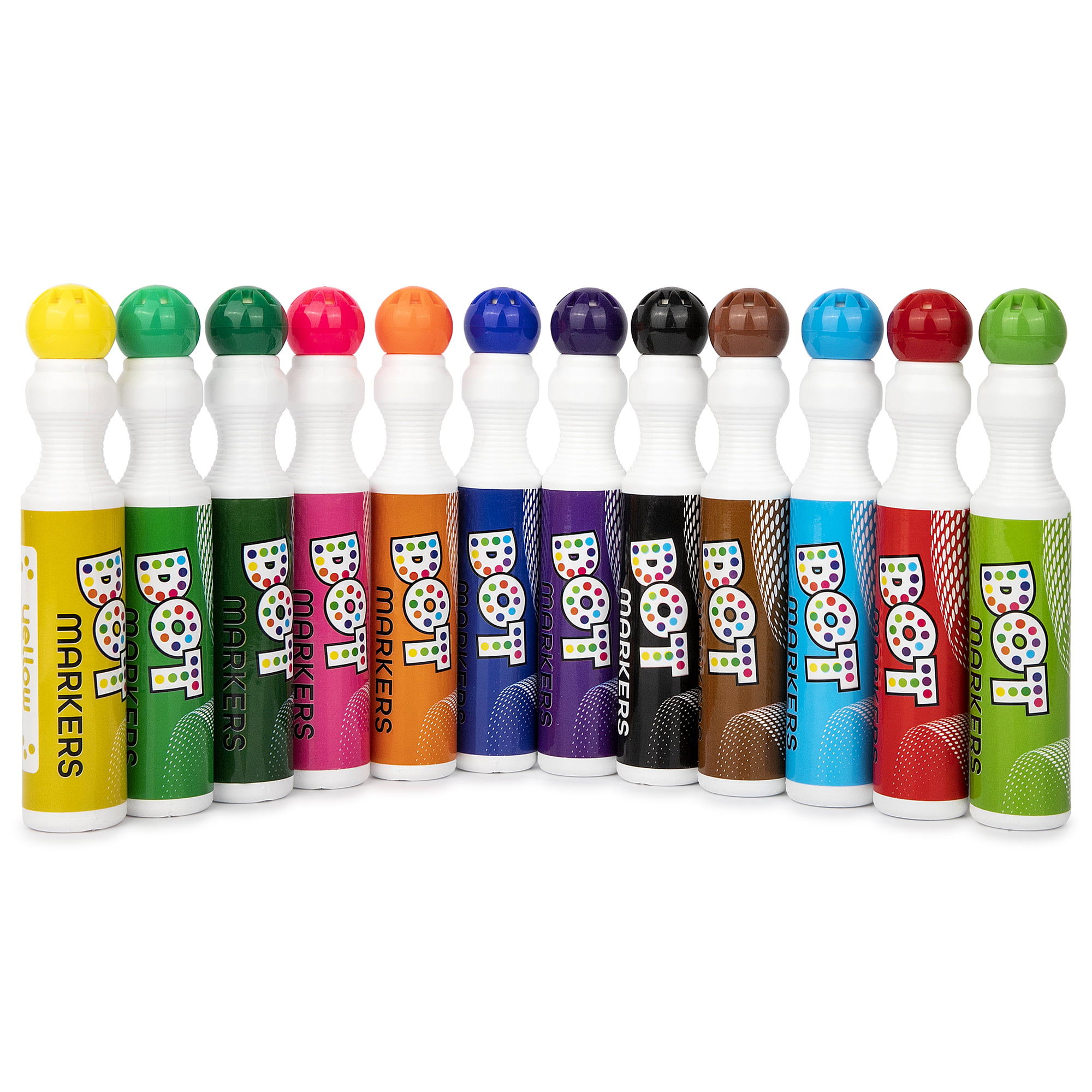  DOODLE HOG Washable Dot Markers for Toddlers Kids Preschool, 8  Colors Bingo Markers, Non Toxic Toddler Arts and Crafts Supplies, Paint  Markers for Kids