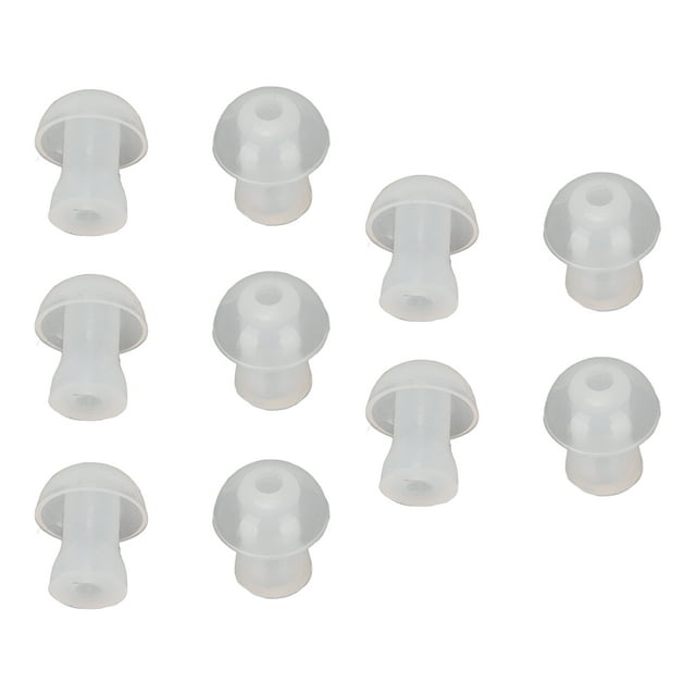 10Pcs Ear Tips Soft Replacement Universal Domes,for BTE Behind the Ear and Box , Replacement for Earplugs