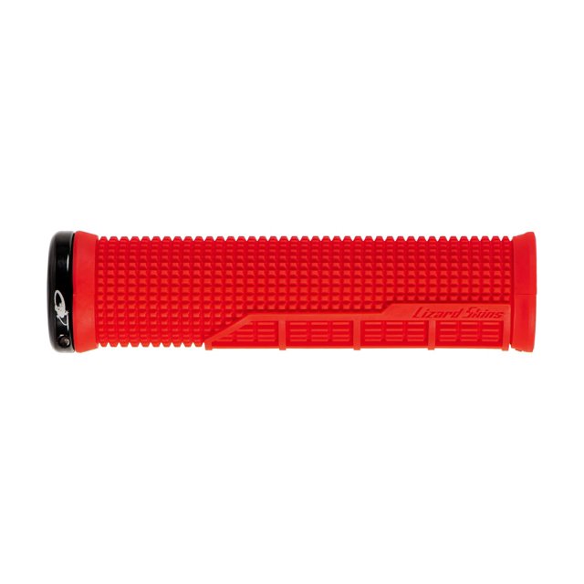Lizard Skins Unisex's Single-Sided Lock-On Machine Handlebar Grips, Candy Red, One Size