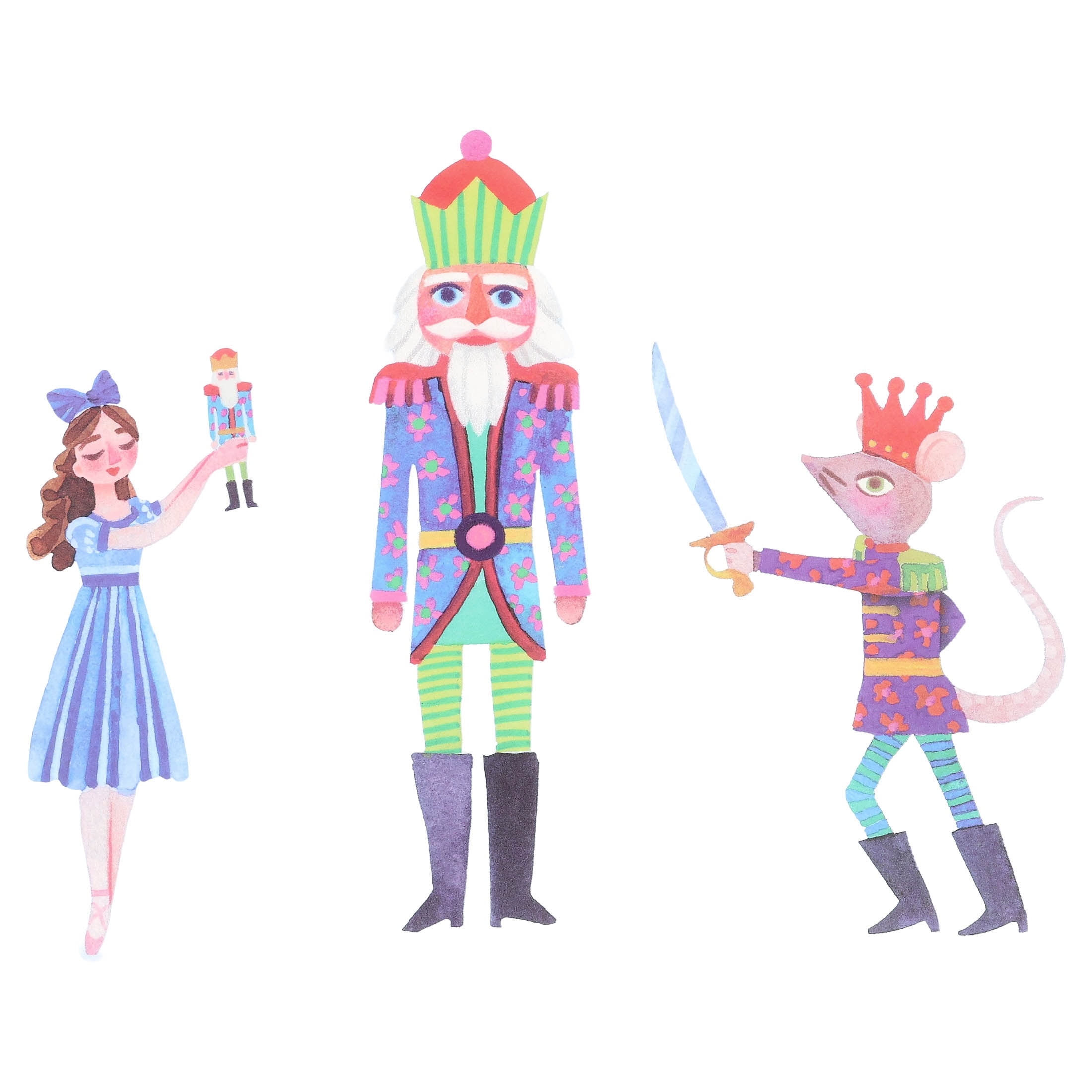 Nutcracker Window Clings, Multicolor, by Holiday Time