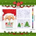 thumbnail image 2 of Libro para colorear Funrous Christmas con 24 crayones para niños x24, 2 of 7