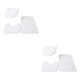 thumbnail image 3 of Juego de 3 alfombras de baño Billuyoard de secado rápido antideslizante color Blanco, 3 of 6