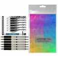 thumbnail image 4 of Zebra F-402 Ballpoint Stainless Steel Retractable Pens with Refills, Fine Point, 0.7mm, Black Ink, 12-Count Bundle with Plastic Reusable Pouch, 4 of 4