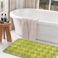 thumbnail image 2 of Bailu Bathroom Rug Set Soft Plush Absorbent Bath Mat Set, Machine Washable Bathroom Mat, Green, 20"X32" inch, 2 of 6