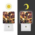 thumbnail image 3 of Ojos de Wakanda Luz nocturna LED con sensor de anochecer a amanecer para dormitorio, baño, pasillo, escaleras - Lámpara LED nocturna de enchufe, 0.5W - 1 pieza, 3 of 6