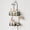Black-2 Tier-Medium, variant on Bathroom Shower Caddy Hanging - 3 Tier Rustproof Over Shower Head Organizer, No Drilling Bathroom Shelf with 16 Hooks & Soap Holder, Anti-Swing Rack for Shampoo,Sponge,Towel, Black, Medium