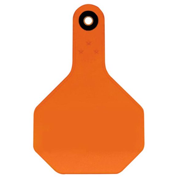 7703000 4 Star Blank Tag - Medium, Orange