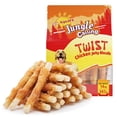 thumbnail image 2 of (5 pack) Jungle Calling Chicken Wrapped Biscuits Rawhide-Free Dog Treats, 14-oz bag, 2 of 10