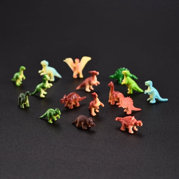 Dinosaur Toys for Ki-ds 3-5, 12PCS Mini Dinosaur Figures with Movable Joints & Fact Cards, Educational Dinosaur Playset, Non-Toxic Party Favors Sand Toys for B-oys Gi-rls