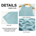 thumbnail image 4 of Sherrylily Women Summer Halter Tank Tops Sleeveless Casual Racerback Loose Knit Cami Sweater Vest, 4 of 5