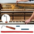 thumbnail image 2 of Professional Piano Tuning Kit Tuning Wrench Hammer Temperament Strip Mute Kit Piano DIY Fixing Set, 2 of 7