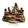thumbnail image 3 of KLKCMS 2D Jesus Holy Figure Decoration Acrylic Table Sign Centerpiece Collectibles Flat Tabletop Ornament for Table Bookshelf Office Jesus Giving Lecture, 3 of 9