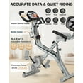 thumbnail image 3 of pooboo 4in1 Foldable Exercise Bike Indoor Cycling Bike Magnetic Stationary Bike Fitness Gym Workout 300lb, 3 of 7