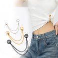 thumbnail image 2 of Lot de 2 Clips Magnétiques Multi-Fonctions avec Chaîne pour Fixer Boutons et Poignets de Jean, 2 of 7