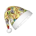 thumbnail image 2 of Honeii Animals Print Hat Santa Claus Hat For Xmas Party, Christmas Caps For Boys Girls Child,Christmas Beanie, 2 of 6