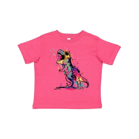 

Inktastic T-Rex in Sunglasses Graffiti Rainbow Gift Toddler Boy or Toddler Girl T-Shirt