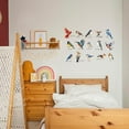 thumbnail image 5 of 1Set Little Birds Wall Stickers Cute Bird Wall Decals Nursery Wall Art Stickers Birds of Prey Wall Decor DIY Vinyl Art for Bedroom Classroom Kid's Room Playroom Decoration, 5 of 7