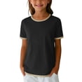 thumbnail image 6 of LRen Oversized T Shirts for Boys Boys Short Sleeve Shirts Kids Summer Crewneck T-Shirts Casual Loose Basic Tops Tees, 6 of 7