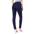thumbnail image 5 of BodiLover, Women's, Stretchy Comfy Shaping Pull On Skinny Denim Jeans, True Indigo, 12, 5 of 5