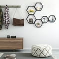 thumbnail image 7 of Oumilen Black Hexagon Floating Shelves, Set of 6, 7 of 7