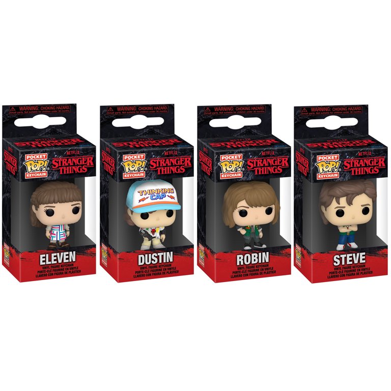 Funko POP Pocket! Vinyl Schlüsselanhänger - Stranger Things S4 Steve - 4cm  - Hunter & Collectors