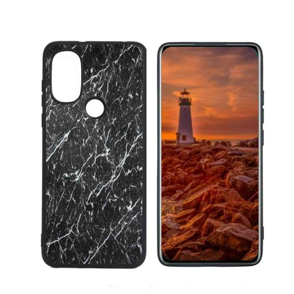 Dark-Marble-211 Phone Case, Degined for Moto G Power 2022 Case Men Women, Flexible Silicone Shockproof Case for Moto G Power 2022