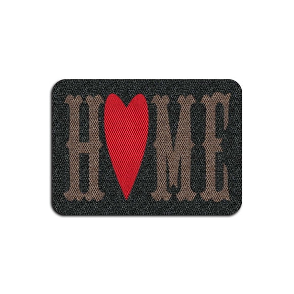 Tapete Decorativo Home Corazón de 70x50 Cm Charcoal Elitemat Decorativo