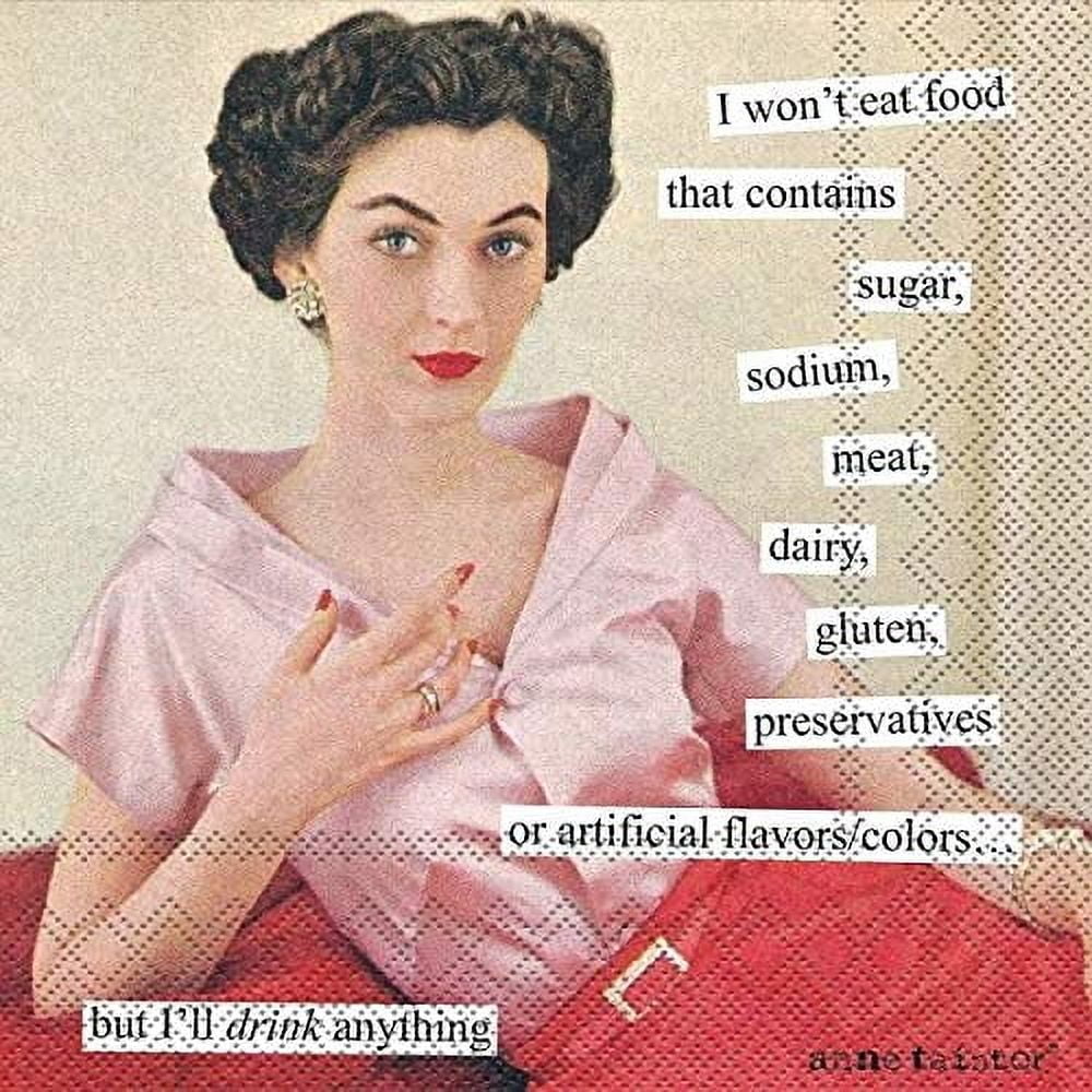 Boston International C024200 Anne Taintor Cocktail Beverage