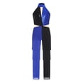 thumbnail image 3 of Hansber Kids Girls Sequins Fringe Tassel Jumpsuit Latin Jazz Dance Bodysuit for Ballroom Rumba Tango Salsa Blue 16, 3 of 7