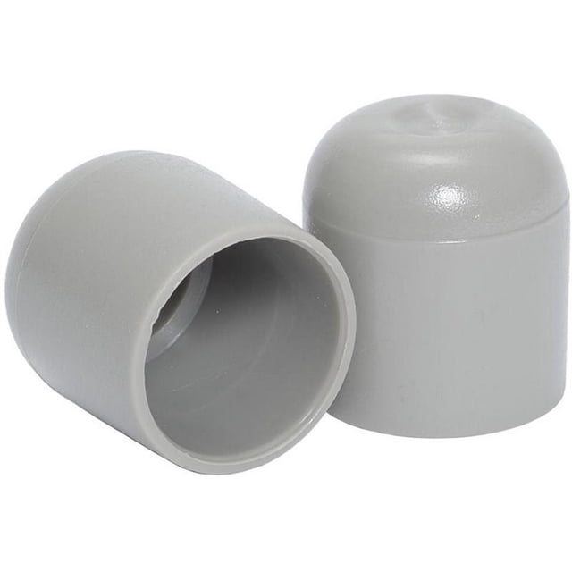 Pemberly Row Modern Plastic Floor Glides for 7/8" Frame in Gray (Set of 100)