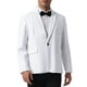 thumbnail image 1 of CHAQUETA DE TRAJE DE NEGOCIO SÓLIDA PARA HOMBRES CON SOLAPA NOTCH Y UN BOTÓN M Blanca, 1 of 5