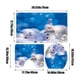thumbnail image 3 of Christmas Bathroom Mat Set Non Slip Bath Mats And Rugs For Shower Toilet Cover And Bathtub Rug Soft And Absorbent Flooring Accessories For Home Decor 3 Piece, 3 of 6