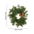 thumbnail image 4 of YOTQUSKI Mini Garland Wreath, Candle Ring Wreath, Durable Artificial Leaves, Used for Candlesticks, Ring Boxes, Aromatherapy Decoration, 4 of 7