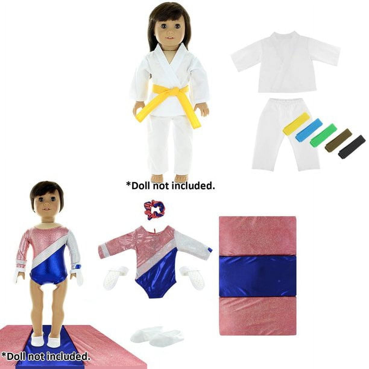 Doll Clothes - 8 Sports Outfit Mega Bundle Fits Clothing Sets Fits American Girl Doll Other 18 inch Dolls