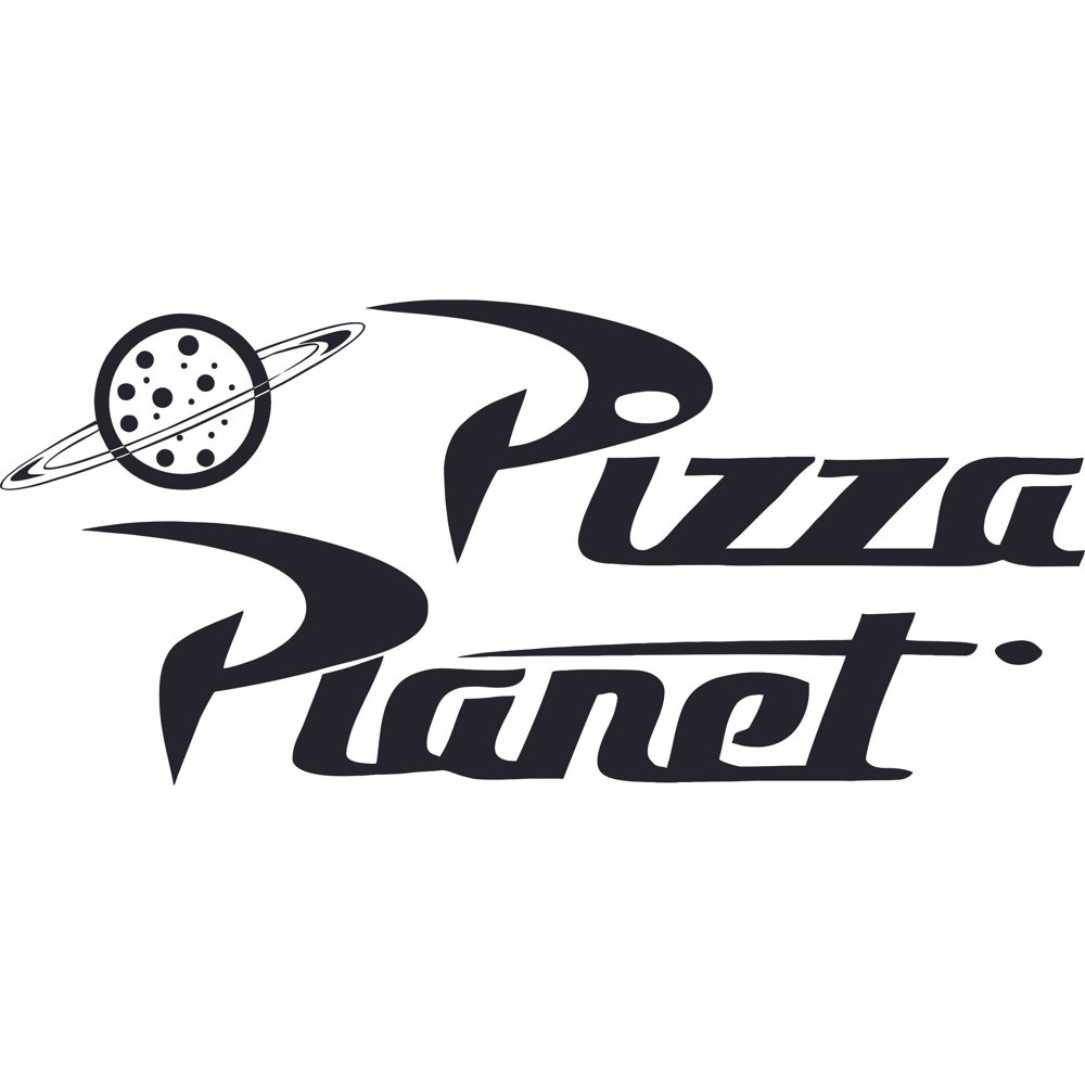Pizza Planet Toy Story Cartoon Characters Logo Design Decors Wall ...