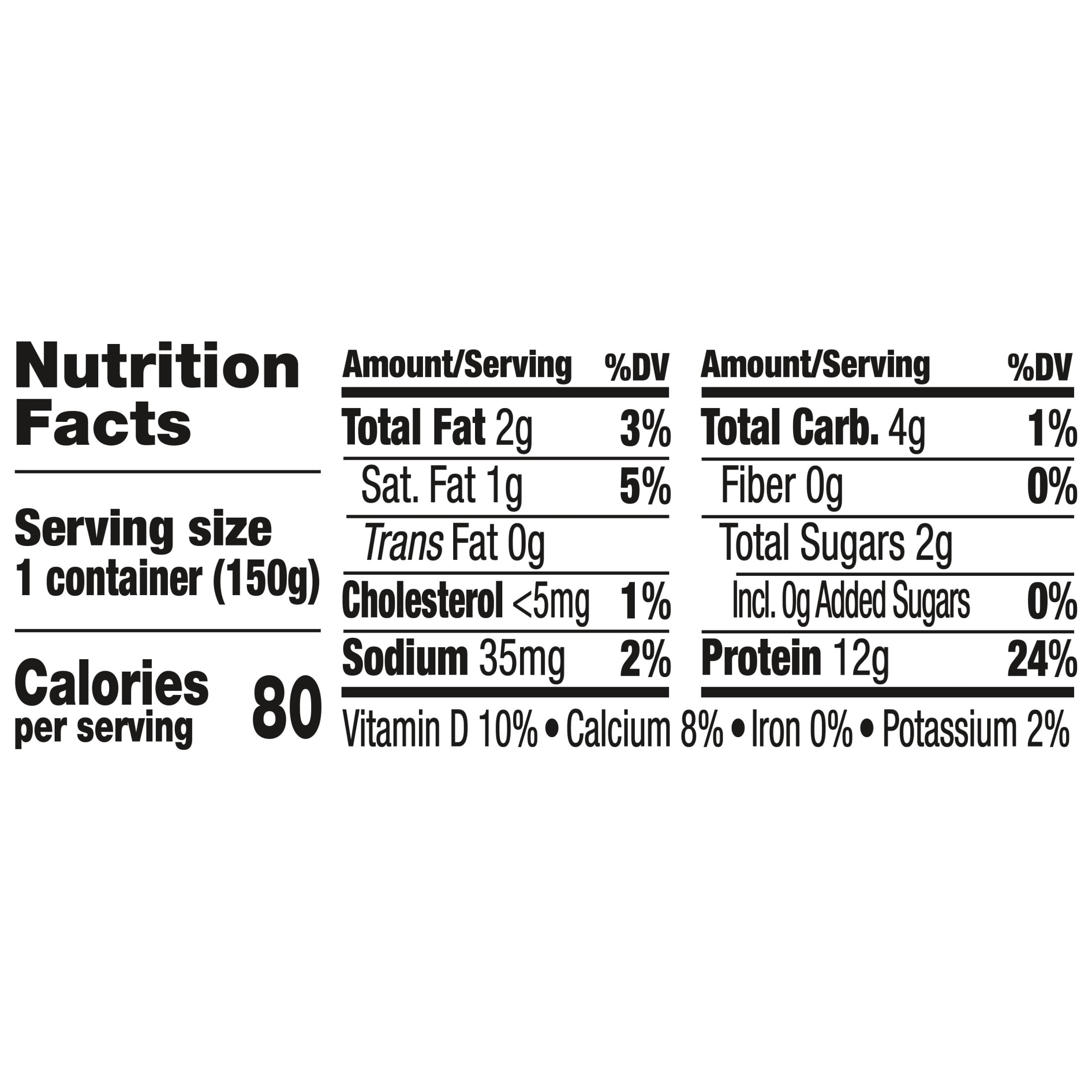 Too Good & Co. Blended Peach Yogurt-Cultured Ultra-Filtered Low Fat Milk Product Cup, 5.3 oz