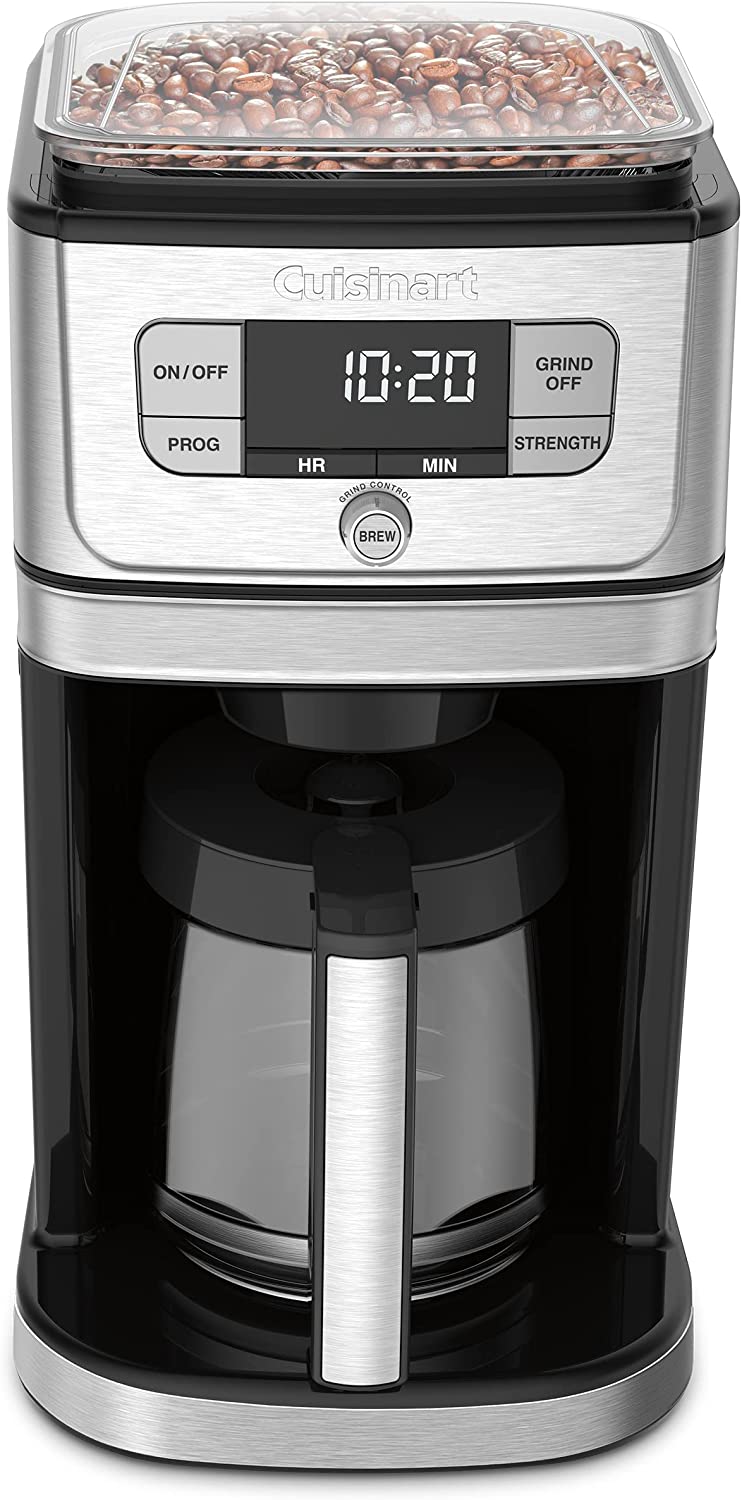 Cuisinart DGB-800 Fully Automatic Burr Grind & Brew, 12-Cup Glass