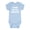 LIGHT BLUE, variant on - A Mom and Dad Production Baby Graphic One Piece