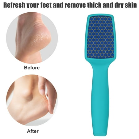 Unique Bargains Foot File Removes Dead Skin Pedicure Blue ABS