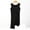 Black, variant on Women Fall Winter Sleepwear,Sleepwear For Women Nightgown,Women Sleepwear Set,Women Winter Solid Color Thin Sleeveless Long Nightgown,Camisole Style,Casual Soft Loungewear For Cool Nights