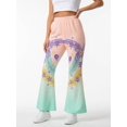 thumbnail image 2 of Girls Flare Pants, AI Digital Print Bell Bottoms,All-Season Sizes 3-13Y, 2 of 6